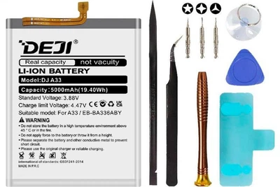 Аккумулятор Samsung EB-BA336ABY (DEJI) для Galaxy A33 (5G) SM-A336 + Набор инструментов High Copy