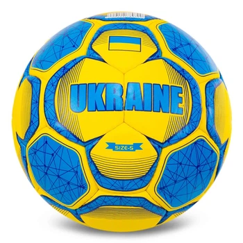 Мяч футбольный Україна №5 для тренировок Ballonstar Ukraine 5182 размер 5