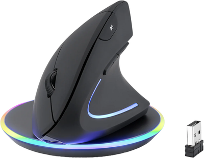 Mysz Perixx PERIMICE-713R/ RX Wireless Black (4049571011127)