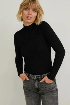 Гольф из вискозы C&A 2171867c58 XL черный (100006238)