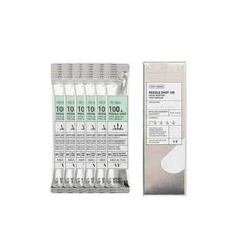 Сыворотка-бустер с микроиглами VT Cosmetics Reedle Shot 100 Facial Boosting First Ampoule для сужения пор 6 шт