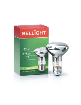 Лампа галогенна Bellight R80 230V 42W Е27 Cl дімерна