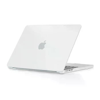 Чехол HardShell Matte Case для MacBook Air 13.6 2022-2026 M2/M3/M4/M5 A2681/A3113/A3240/A3449 — White прозрачная матовая белая защитная накладка