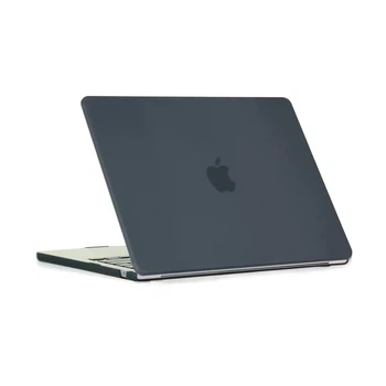 Чехол HardShell Matte Case для MacBook Air 13.6 2022-2026 M2/M3/M4/M5 A2681/A3113/A3240/A3449 — Black чорная матовая защитная накладка