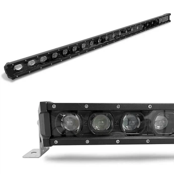 Світлодіодна LED балка Q5 252W Bi ближній + дальній W/W 1010x60x65 LEADER фара люстра на авто SV0681