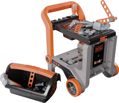 Верстатний стіл Smoby Black and Decker Bricolo Devil 3 в 1 (3032163602200)