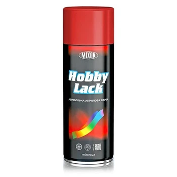 Краска акриловая аерозольная Mixon Hobby Lack. 400 мл ярко-красный 543