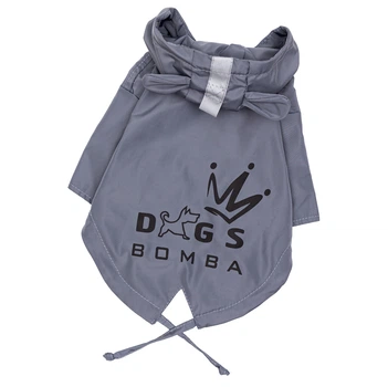 Дождевик парка серо-голубой Dogs Bomba M-75/7