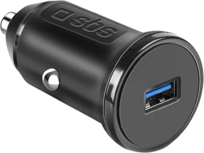 Ładowarka samochodowa SBS 5W 1A USB-A Black (TECRUSB1ASTD)