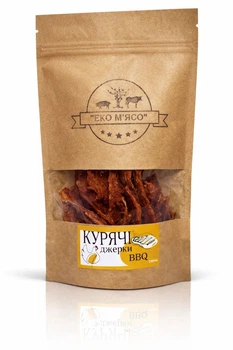 Курячі чіпси BBQ 50 г (крафт) Еко М'ясо (680)