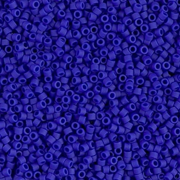 DB-756 Бісер Miyuki Delica Beads 11/0 (матовий синій яскравий), 50 г