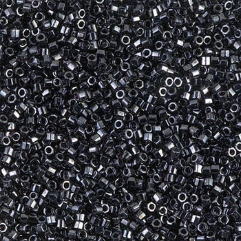 DBC-1 Бісер Miyuki Delica Beads Cut 11/0 (рубка темний асфальт), 50 г