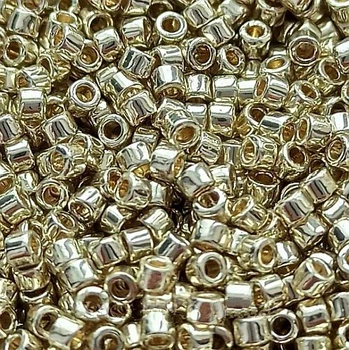 DB-1831 Бісер Miyuki DURACOAT Delica Beads 11/0 (металізований шампань), 50 г