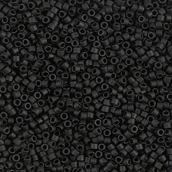 DB-310 Бісер Miyuki Delica Beads 11/0 (матовий чорний), 50 г
