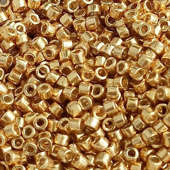 DB-1833 Бісер Miyuki DURACOAT Delica Beads 11/0 (металізований червоне золото), 50 г