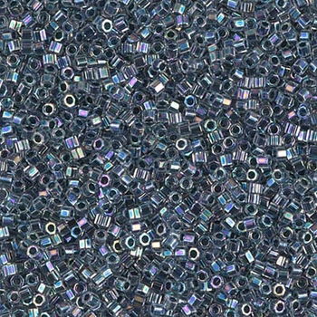DBC-85 Бісер Miyuki Delica Beads Cut 11/0 (рубка срібно-райдужно-блакитний), 50 г
