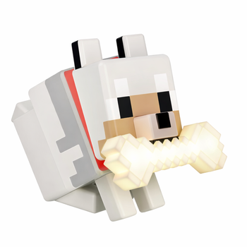 Ночник Волк MINECRAFT с RGB подсветкой