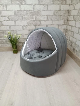 Будинок лежанка для котів та собак Animals_joy Корзина S 34*34 см (241)