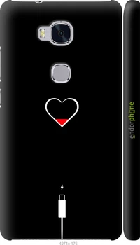 Чохол на Huawei Honor 5X Підзарядка серця "4274m-176-70447"