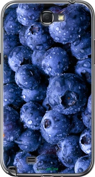 Чехол на Samsung Galaxy Note 2 N7100 Голубика "4459u-17-70447"