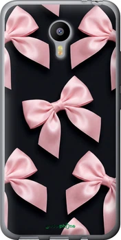 Чехол на Meizu M2 Note Coquette Ribbons Dark Coquette "6767t-94-70447"