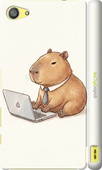 Чохол Sony Xperia Z5 Compact E5823 Funny Capybara CEO Working "6777c-322-70447"