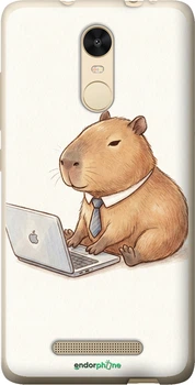 Чохол Xiaomi Redmi Note 3 pro Funny Capybara CEO Working "6777t-335-70447"
