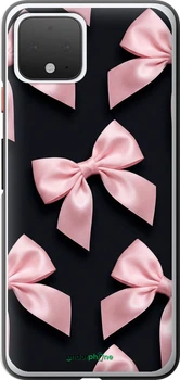 Чехол на Google Pixel 4 Coquette Ribbons Dark Coquette "6767u-1755-70447"