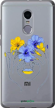 Чехол на Xiaomi Redmi Note 4 Девушка v4 "5276t-352-70447"