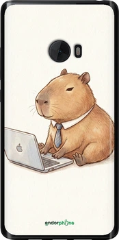 Чехол на Xiaomi Mi Note 2 Funny Capybara CEO Working "6777u-422-70447"