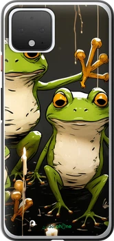 Чехол на Google Pixel 4 Жабки 2 "5657u-1755-70447"