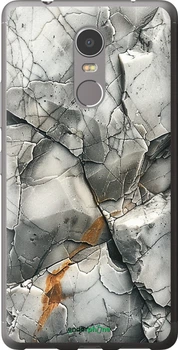 Чехол на Lenovo K6 Note Серый мрамор "6041t-453-70447"