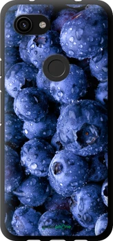 Чехол на Google Pixel 3a Голубика "4459b-1700-70447"