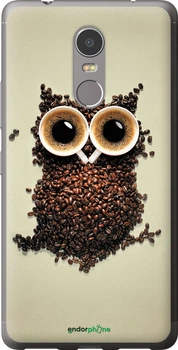 Чехол на Lenovo K6 Note Сова из кофе "777t-453-70447"