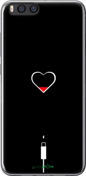 Чехол на Xiaomi Mi Note 3 Подзарядка сердца "4274u-978-70447"