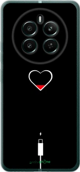 Чехол на Realme 12+ Подзарядка сердца "4274u-3650-70447"
