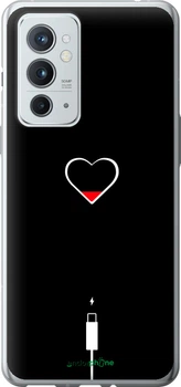 Чехол на OnePlus 9RT Подзарядка сердца "4274u-2520-70447"