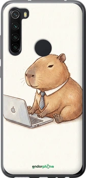 Чохол Xiaomi Redmi Note 8 Funny Capybara CEO Working "6777u-1787-70447"