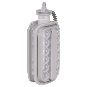 Форма для льда Ice Cube Making Bottle R37173 18 ячеек 27.5x11.5x6 см Серый