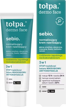 Матуючий крем для обличчя Tolpa Dermo Face Sebio Normalizing Moisturizing Light Cream Зволожувальний та нормалізуючий 40 мл (5903900961073)