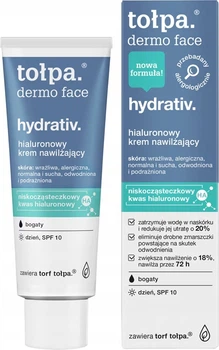 Увлажняющий крем для лица Tolpa Dermo Face Hydrativ Cream SPF 10 40 мл (5900107006118)
