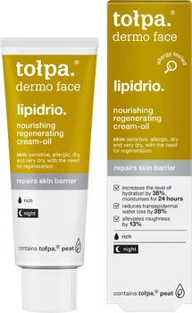 Крем-масло для лица Tolpa Dermo Face Lipidrio Nourishing Regenerating Night Cream-Oil Питательный и регенерирующий 40 мл (5903900964982)