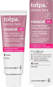 Насыщенный дневной успокаивающий крем для лица Tolpa Dermo Face Rosacal AR Soothing Rich Cream Против покраснения 40 мл (5903900965637)