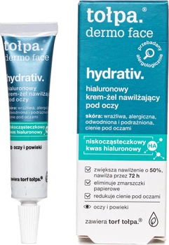 Крем-гель для кожи вокруг глаз Tolpa Dermo Face Hydrativ Moisturizing Relaxing Eye Cream-Gel Увлажняющий 10 мл (5900107006316)