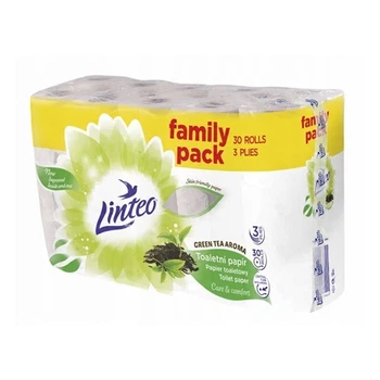 Папір туалетний Linteo Satin family pack 30 шт