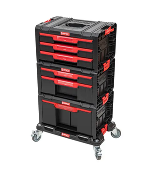 Комплект ящиків для інструментів Qbrick System PRO Drawer Workshop Set 5 2.0 модульні, з платформою на колесах