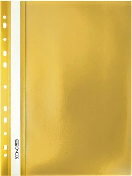 Папка-швидкозшивач Economix з перфорацією, матова А4 жовта (E31508-05)