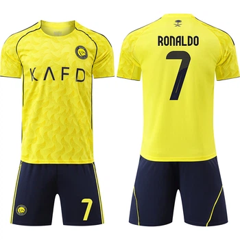 Форма футбольна дитяча Ronaldo (Роналдо) 7 Al-Nasr "Аль-Наср" сезони 2026 розмір 22 ріст 125-130 см жовта з чорним