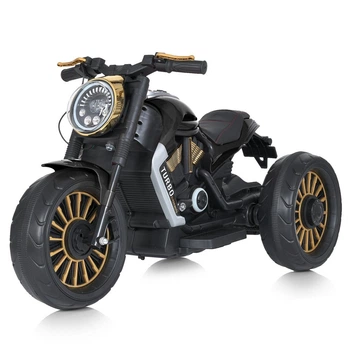 Дитячий електромотоцикл 3 колісний Bambi M 5048EL (Чорний)
