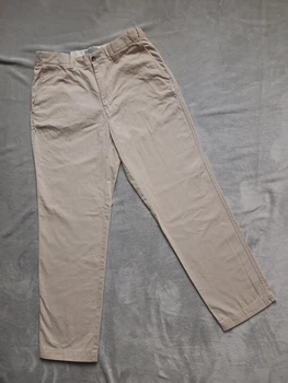 Штаны мужские Marks & Spencer бежевые р. 32/31 Regular fit (370598793)